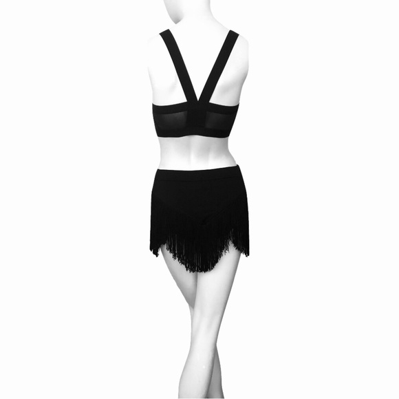 Rifat Ozbek SS 1992 Runway Fringe Mini Skirt - Picture 4 of 12